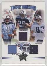 2005 Leaf Rookies & Stars Triple Threads 97/150 Steve McNair Chris Brown 0v0