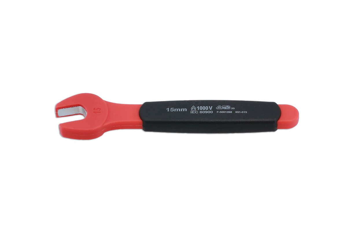 Laser Tools Insulated Open Ended Spanner 15mm 8549