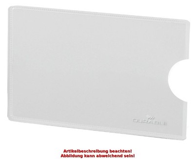 3 DURABLE Kreditkartenhülle RFID SECURE, 86x54 mm, transparent