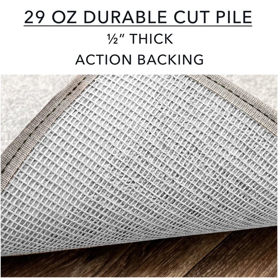 Koeckritz Modern Soft Silver Area Rug - for Living Rooms, Bedrooms & Home Décor - Image 3 of 4