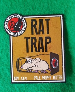 rat brewery pumpclip yorkshire pumpclips