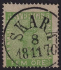 SWEDEN , 1858 - Sc #6 - 5ø - USED