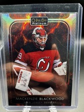 2021-22 O-Pee-Chee Platinum - Mackenzie Blackwood #174 Hot Magma /499