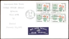 🍁Canada #426  Block   "ALBERTA FLORAL EMBLEM"  Fine Used 1966 First Day Cover