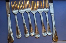 Reed & Barton PIAZZA NAVONNA Stainless 8 Pieces 18/0 Ultra Select Flatware