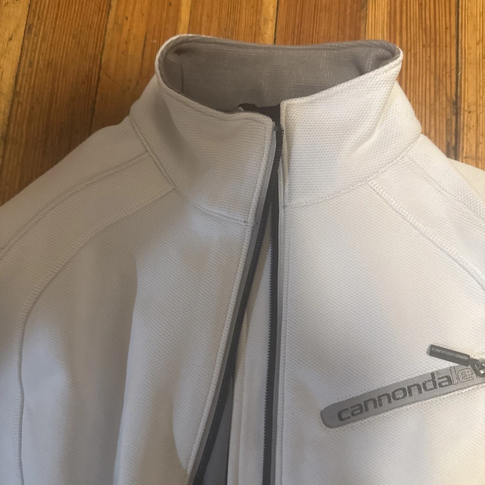 Cannondale Carbon Cycling Protective Men's M medium Jacket Black white padded - Image 4 of 4