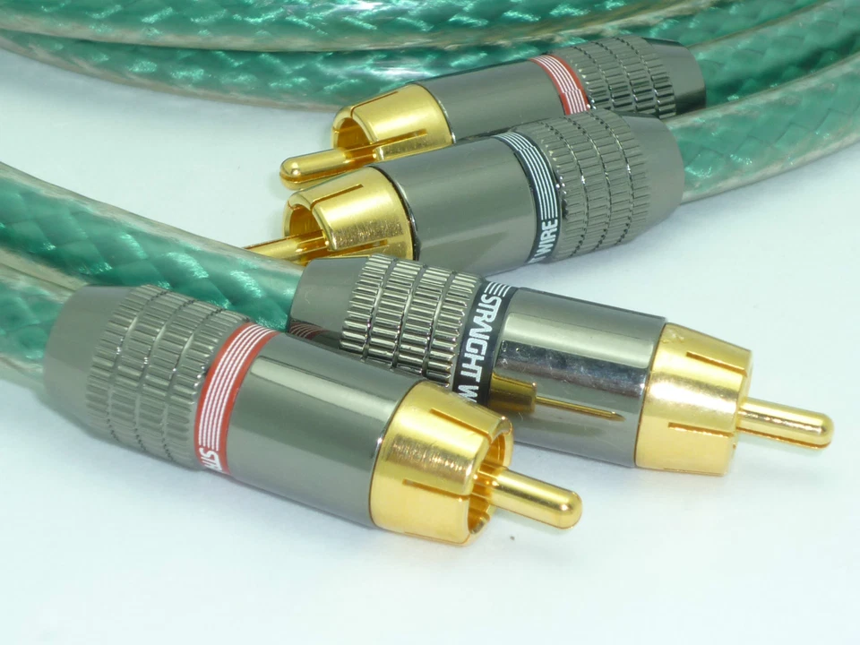 Straightwire Solo 1 meter Premium RCA Audio Interconnect cables - Image 3 of 4