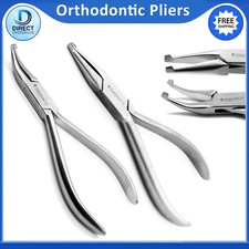 Dental How Plier Straight  Curved Orthodontic Straight Arch Wire Holding Pliers