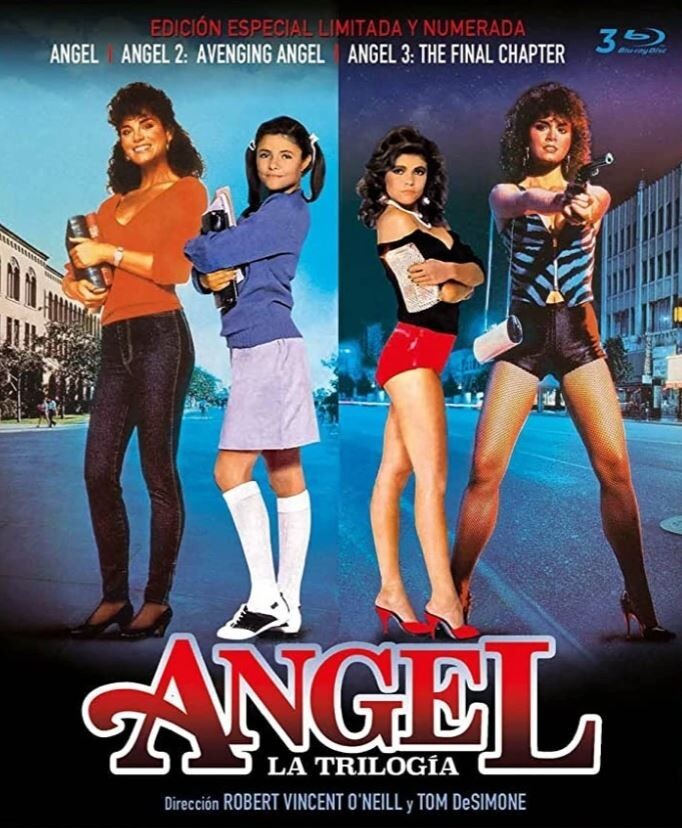 ANGEL The Trilogy 1-3 (1984-88) Blu-Ray Ltd Ed NEW (Spanish