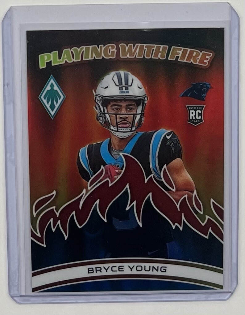 2023 Panini Phoenix Bryce Young RC Playing With Fire Red  /199 SP Panthers