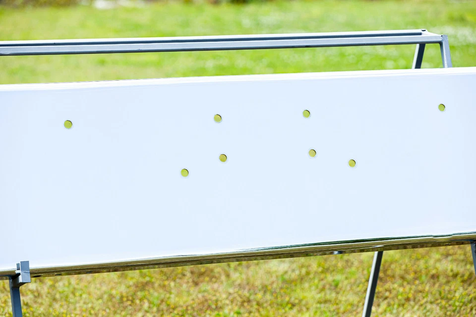 Peterbilt 365, 367, 388, 389, 567 cromo parachoques cuadrado, orificios de perno de remolque externo Foto 2 de 4