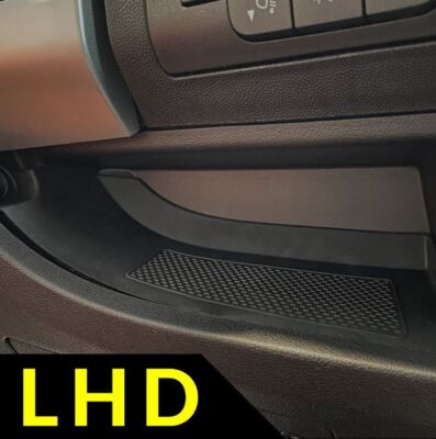 For Fiat Ducato Lower Dashboard Rubber Inserts/Mats Black LHD