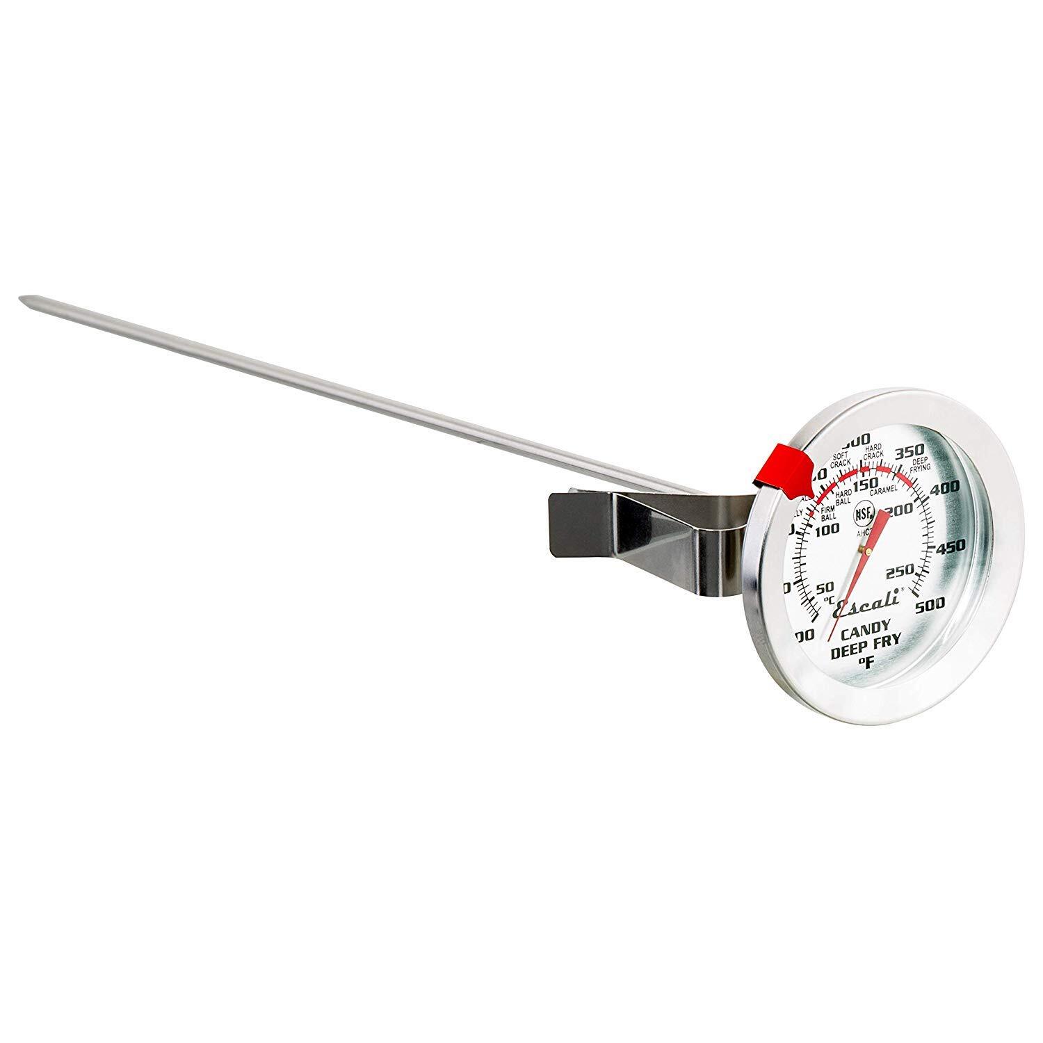 AHC2 Stainless Steel Deep Frying and Candy Thermometer with Pot Clip, 12-Inch...