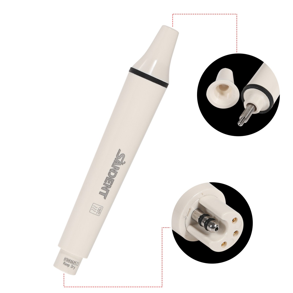 SANDENT Dent Ultrasonic Scaler Detachable Scaling Handpiece for