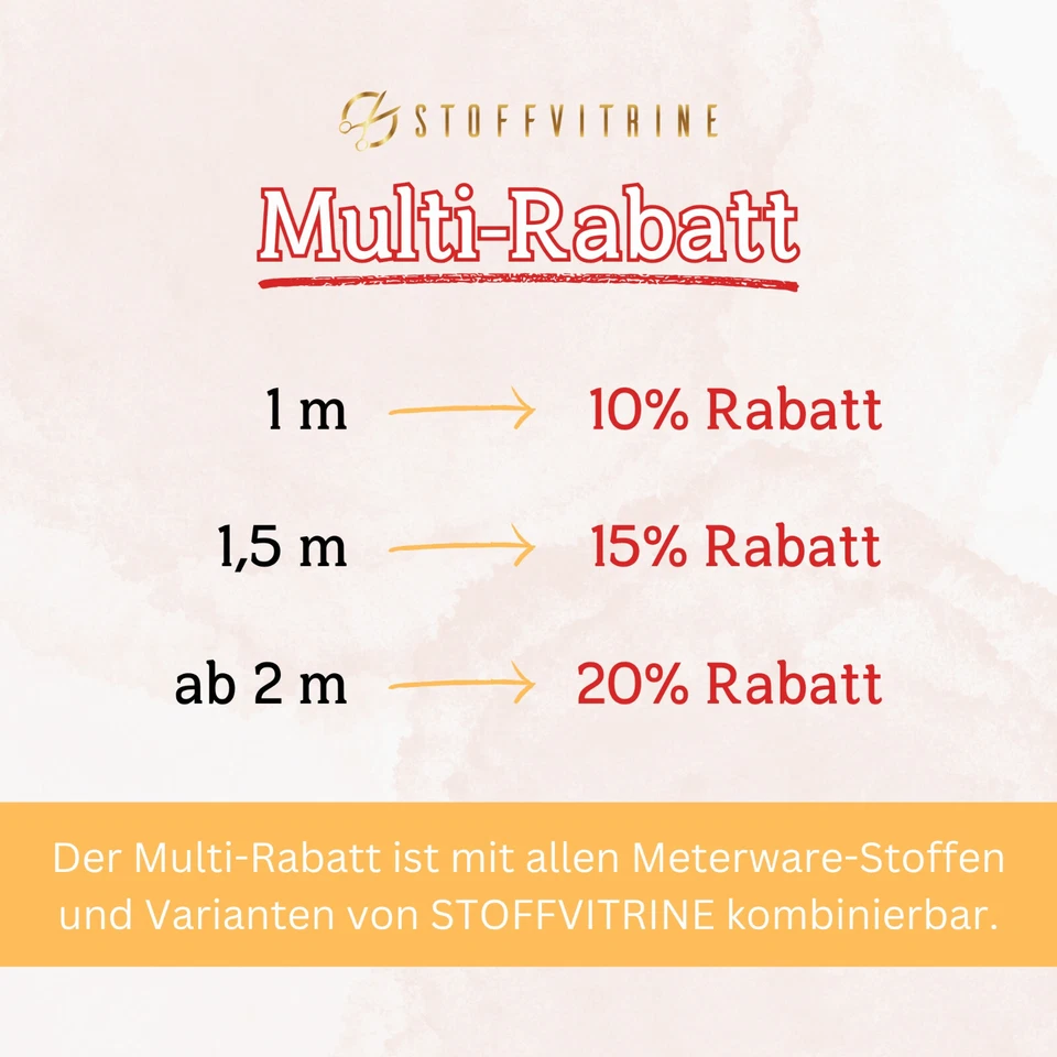 Baumwollstoff "Bonita" Blumen Stoff METERWARE + 170 cm Breite + 100% Baumwolle - Bild 3 von 3