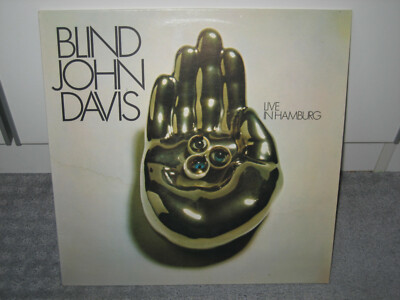 LP Blind John Davis ''Live in Hamburg'', Blues der 70er!