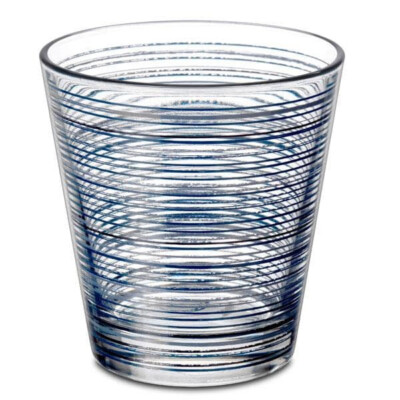 Decover Wasserglas Dekor Cosmo 3 Stück Schrägform