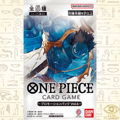 1 Pack Promotion Pack Vol.6 2024 Japanese ONE PIECE Card Game