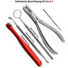 Dental Orthodontic Tools Kit Band Removal Pliers Band Placing Pusher Seating CE