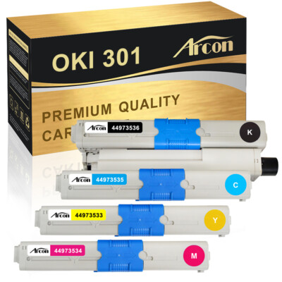 4 XXL Toner kompatibel Für OKI C301 C301DN C302 C321DN MC332DN MC342DN MC342DNW
