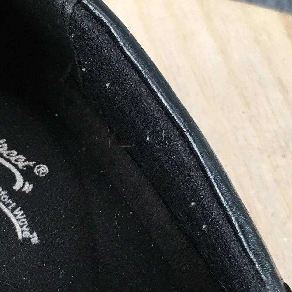 Easy Street Botas Mujer 9.5 M Botines Tacones Negro Imitación Cuero Cremallera Foto 4 de 4