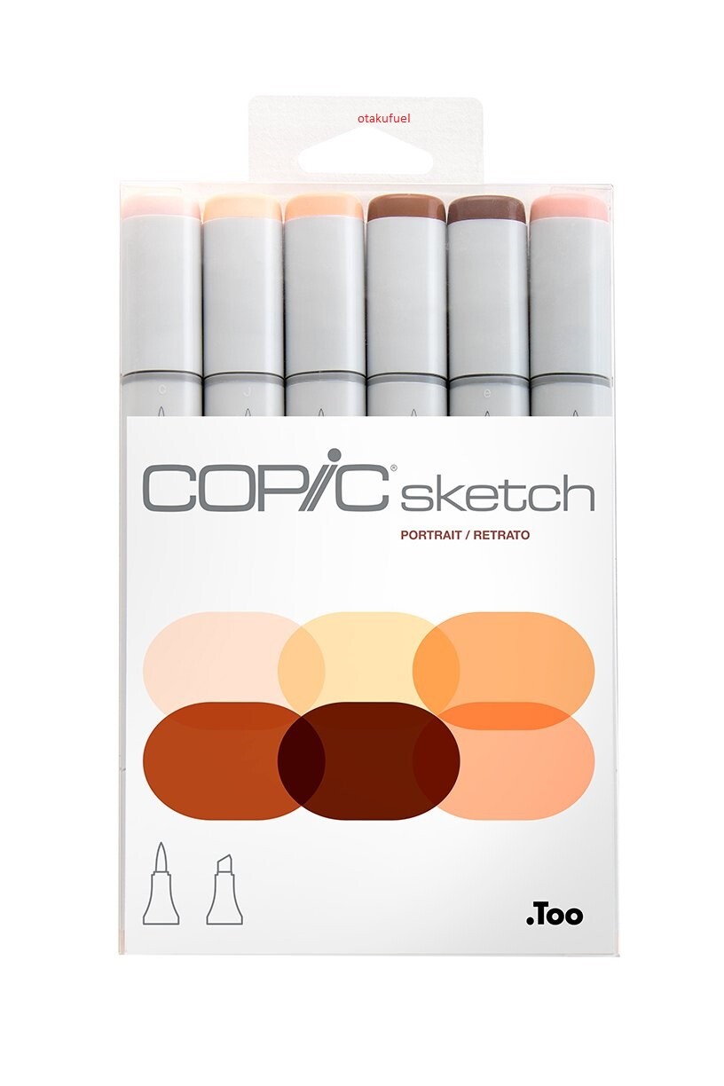 6pc Pre-packaged Set [select Set] Authorized Copic Dealer