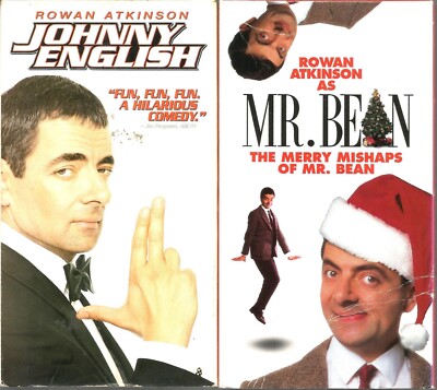 Johnny English & The Merry Mishaps Of Mr. Bean Rowan Atkinson John Malkovich VTG