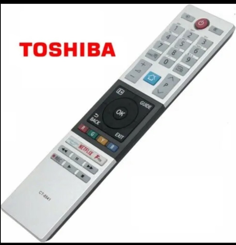 TOSHIBA CT-8541 TV REMOTE CONTROL NETFLIX + PRIME BUTTONS SMART TV  REPLACEMENT