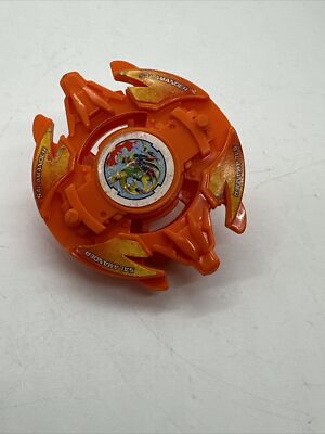 Beyblade Salamander Vintage Hasbro Old Generation Orange Spinning Toy