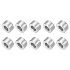 10Pcs 304 Stainless Steel Spacers, 6mm ID x 12mm OD x 6mmL for 1/4" or M6 Screws