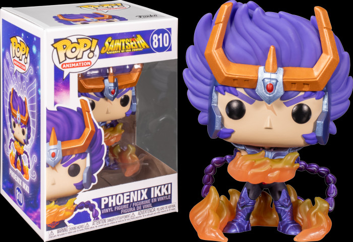 Funko Pop Caballeros del Zodiaco Saint Seiya Fenix Ikki 810