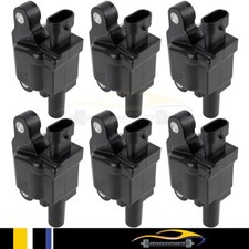 6pcs Square Ignition Coil Fits Camaro Corvette Silverado 1500 Suburban Gmc Uf743