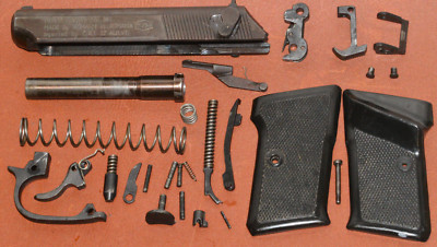 Cugir Carpati  M95, 380 parts: Slide barrel HAMMER trigger GRIPS firing pin etc