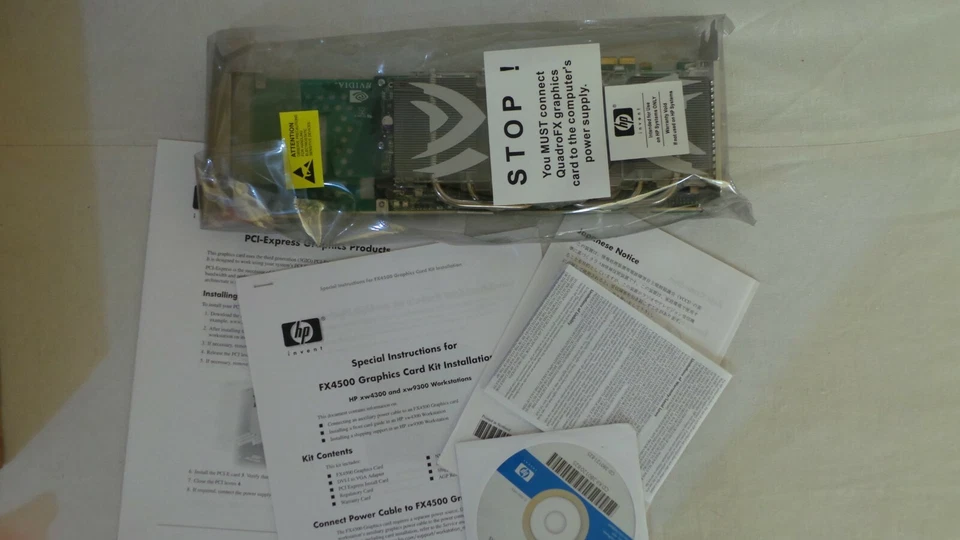 HP PCI-Express FX4500 Graphics Card EA762AA - Image 4 of 4