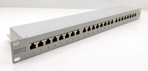 Panneau patch de montage en rack Digitus 483 mm 19'' 24 ports blanc - Photo 8/10