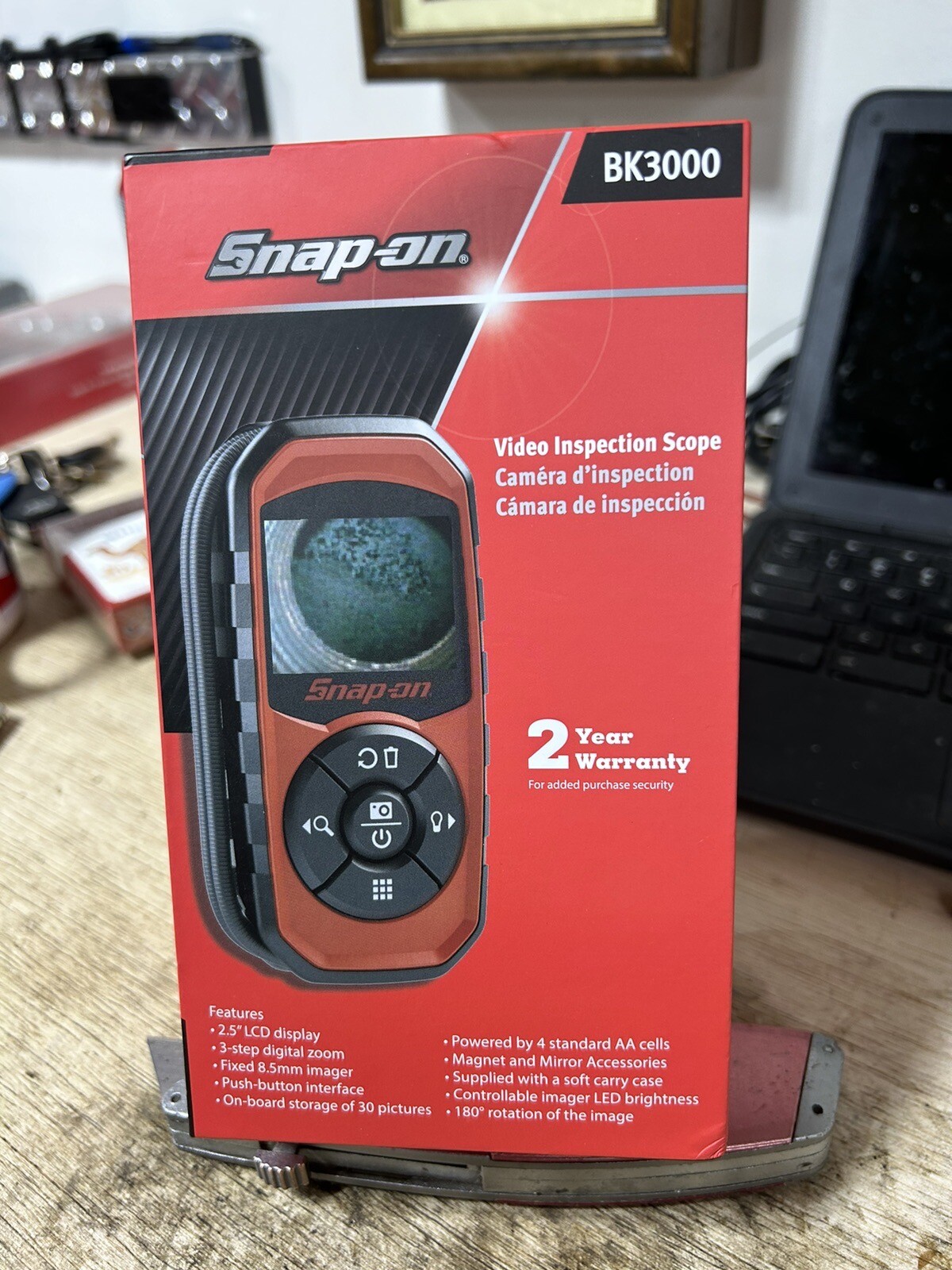 Snap on tools Digital Video Inspection Camera/Bore scope BK3000 eBay