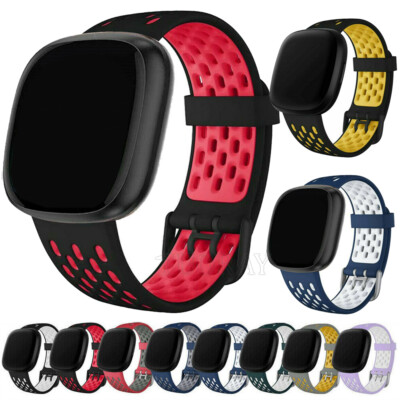 Für Fitbit Versa 4 3 | Fitbit Sense 2 Silikon Armband Sport Uhrenarmband Ersatz