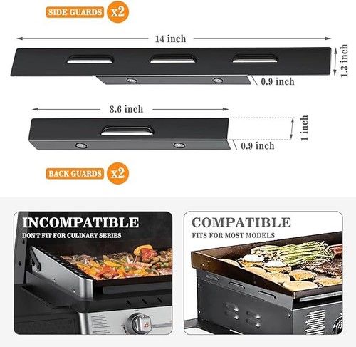 Wind Guards for Blackstone 17"22"28"36" Griddle,for Blackstone Grill Accessories - Picture 5 of 21