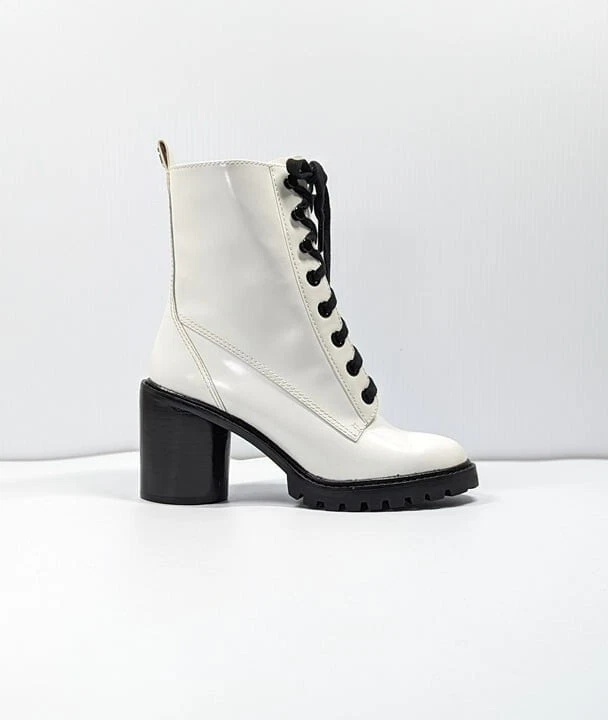 Botines de tacón alto Marc Jacobs Ryder de cuero blanco para mujer talla 38 UE (precio de venta sugerido por el fabricante $495) Foto 2 de 4