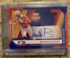 2021 Panini Elite X Extra Edition Harold Grant Auto /3 👀 Patch Dominican Prosp.