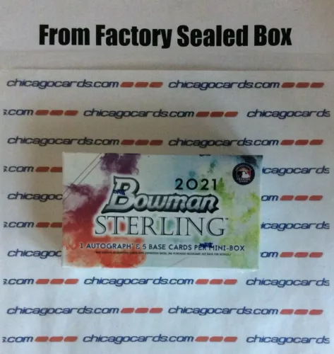 2021 Bowman Sterling Hobby MINI-Box 1 AUTO Look4 Wander Franco Torkelson Rookie