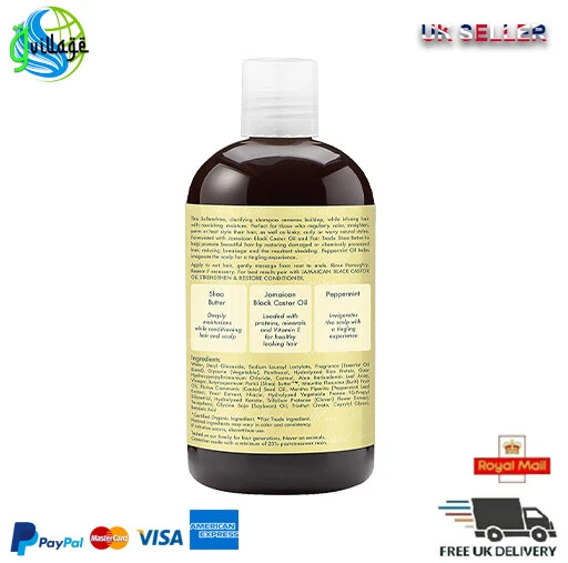 Shea Moisture Jamaican Black Castor Oil Shampoo & Conditioner 13oz Set - Image 4 of 4