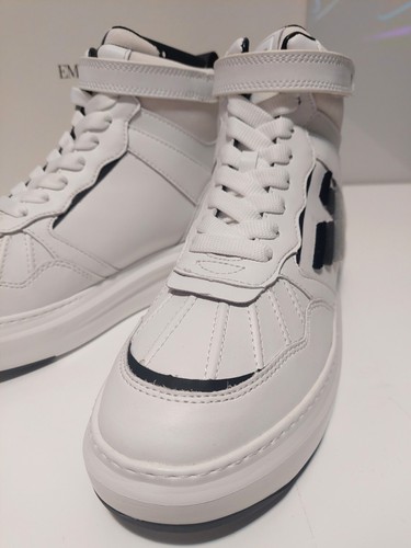 Emporio Armani X3Z057 sneakers uomo 40 white PELLE - Foto 4 di 9