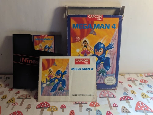 Mega Man IV 4 Megaman Nintendo NES - Complete CIB - US Ver - Authentic