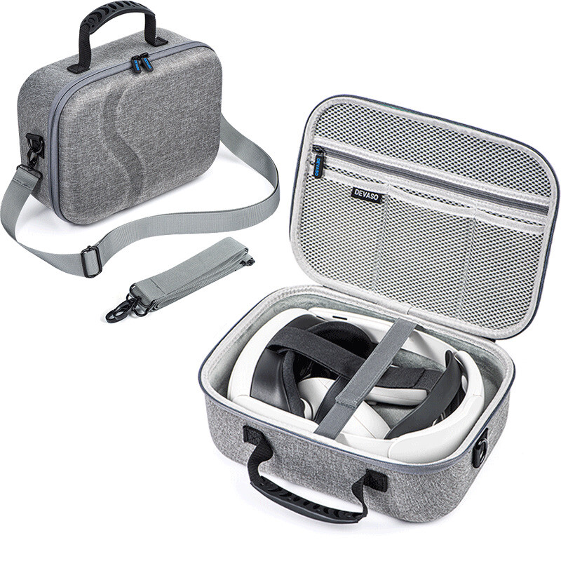 VR Headset Storage Case for Quest 3 with Controller Compartment-image