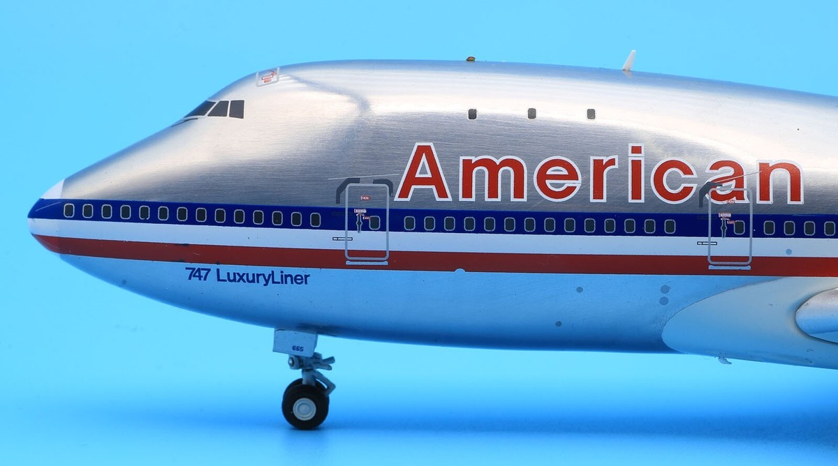 JC Wings 1:200 American Airlines Boeing B747-100 Diecast