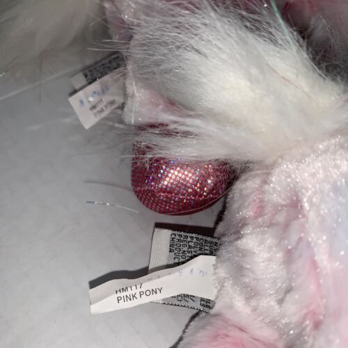 Twin Ganz Webkinz Pink Pony and Lil Kinz White Unicorn plush stuffed animals - Picture 13 of 20