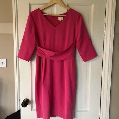 Fee G Women's Midi Dress UK 10 Pink Worn Once UK