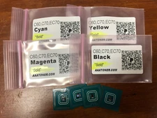 4 Toner Chip " SOLD " for Xerox 6R1655, 6R1656, 6R1657, 6R1658 C60, C70, EC70
