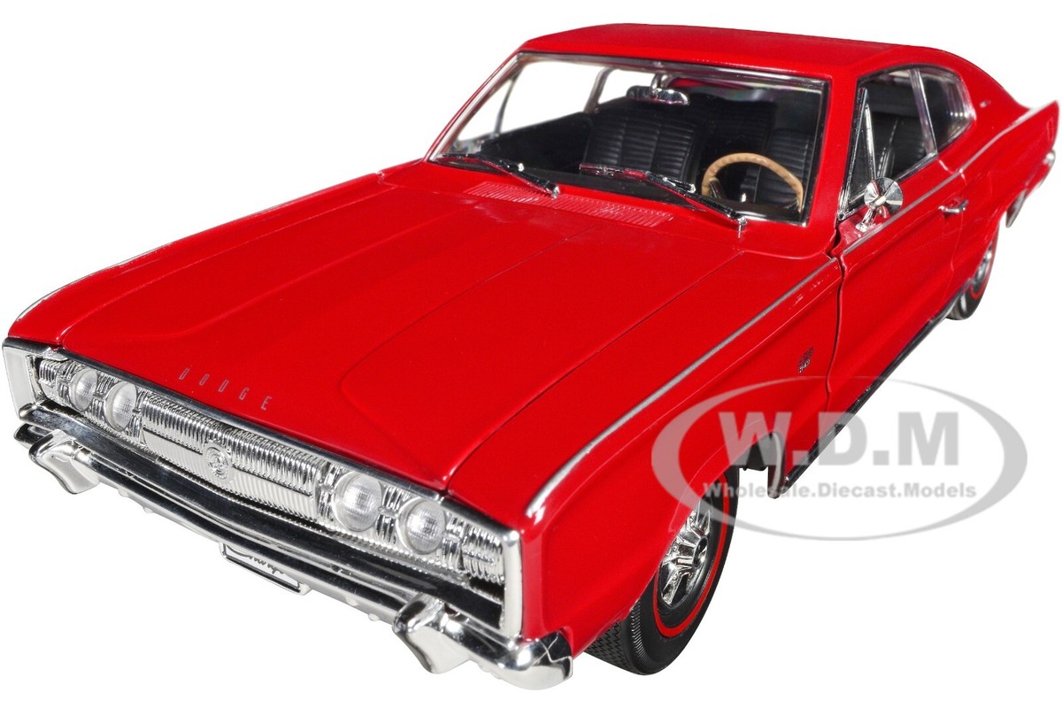 ミニカー 1966 Dodge Charger 1966 DODGE CHARGER RED 1/18 DIECAST MODEL CAR BY ROAD SIGNATURE